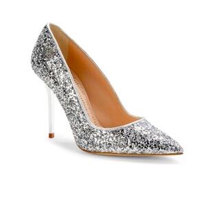 JOHN GALLIANO Metallic Glitter Pumps